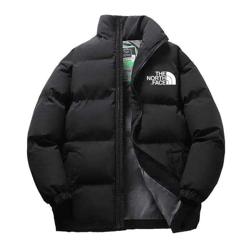 New men's winter warm jacket, fashionable cotton jacket, sports outdoor windbreaker, windproof and cold-resistant jacket