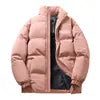 New men's winter warm jacket, fashionable cotton jacket, sports outdoor windbreaker, windproof and cold-resistant jacket