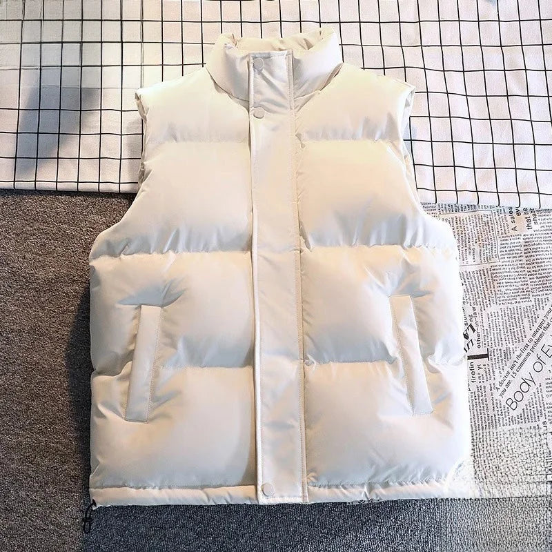 Thiened down Cotton Jaet Men's Winter New Faion Brand Stand Collar Warm Coat Youth ular ort Sle Zipper Closure