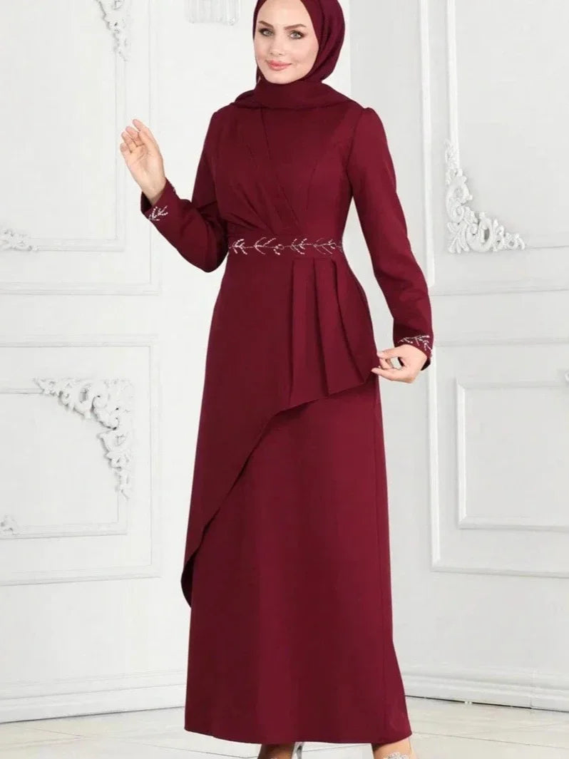 Eid Women Dress Muslim Abaya Dubai Vestidos Largos Party Caftan Jalabiya Ramadan Long Dresses Abayas Kaftan Arab Long Robe 2025
