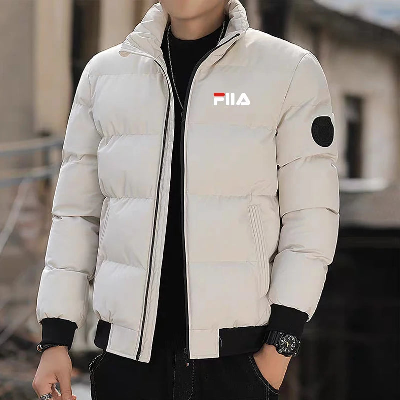 New pufferfish jacket for winter and autumn, high-quality men's outdoor windproof thickened warm coat XS~3XL
