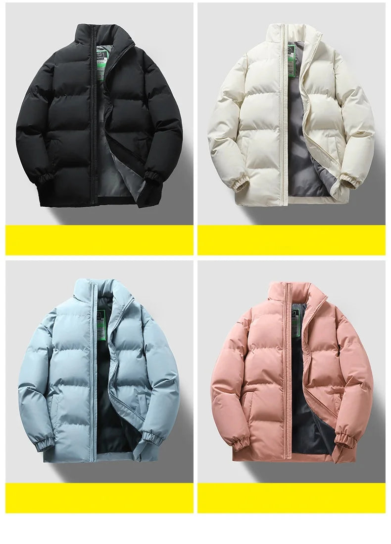 Autumn and winter new cotton jacket, winter thick cotton jacket, men's new fashionable casual youth jacket, fashionable cotton j