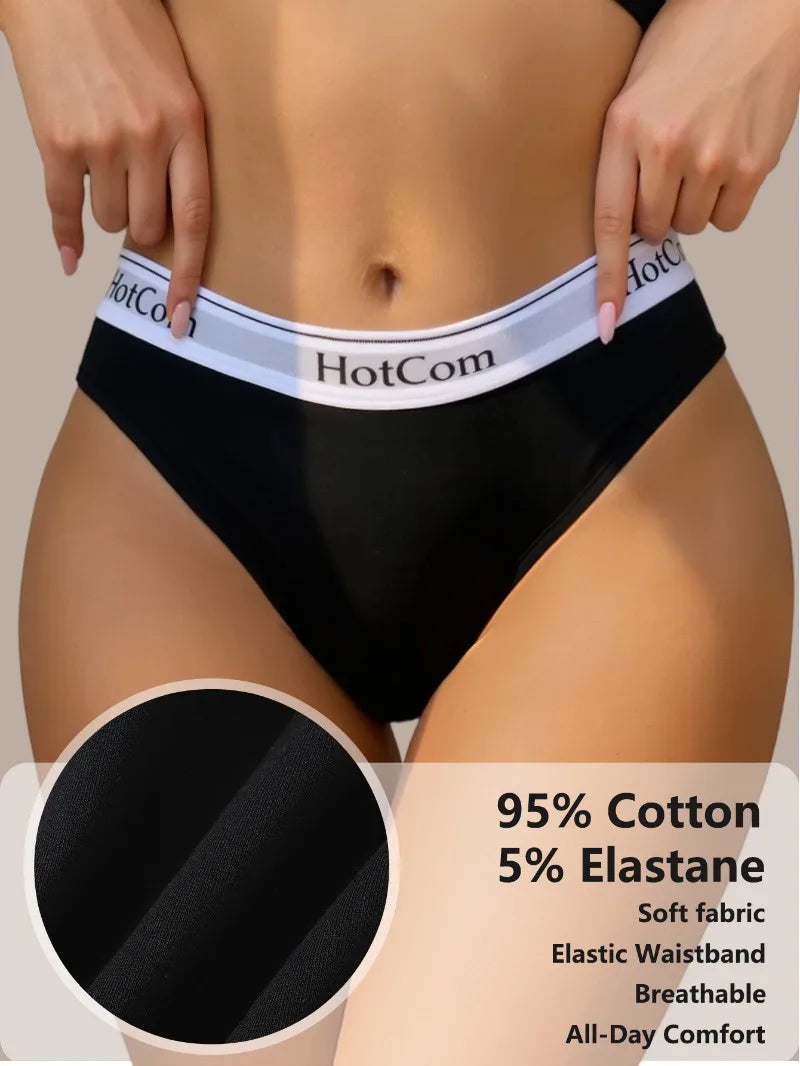 SP&CITY Simple Letter Cotton Sports Underwear for Women Low Waist Breathable Seamless Panties Soft Traceless Comfortable Briefs