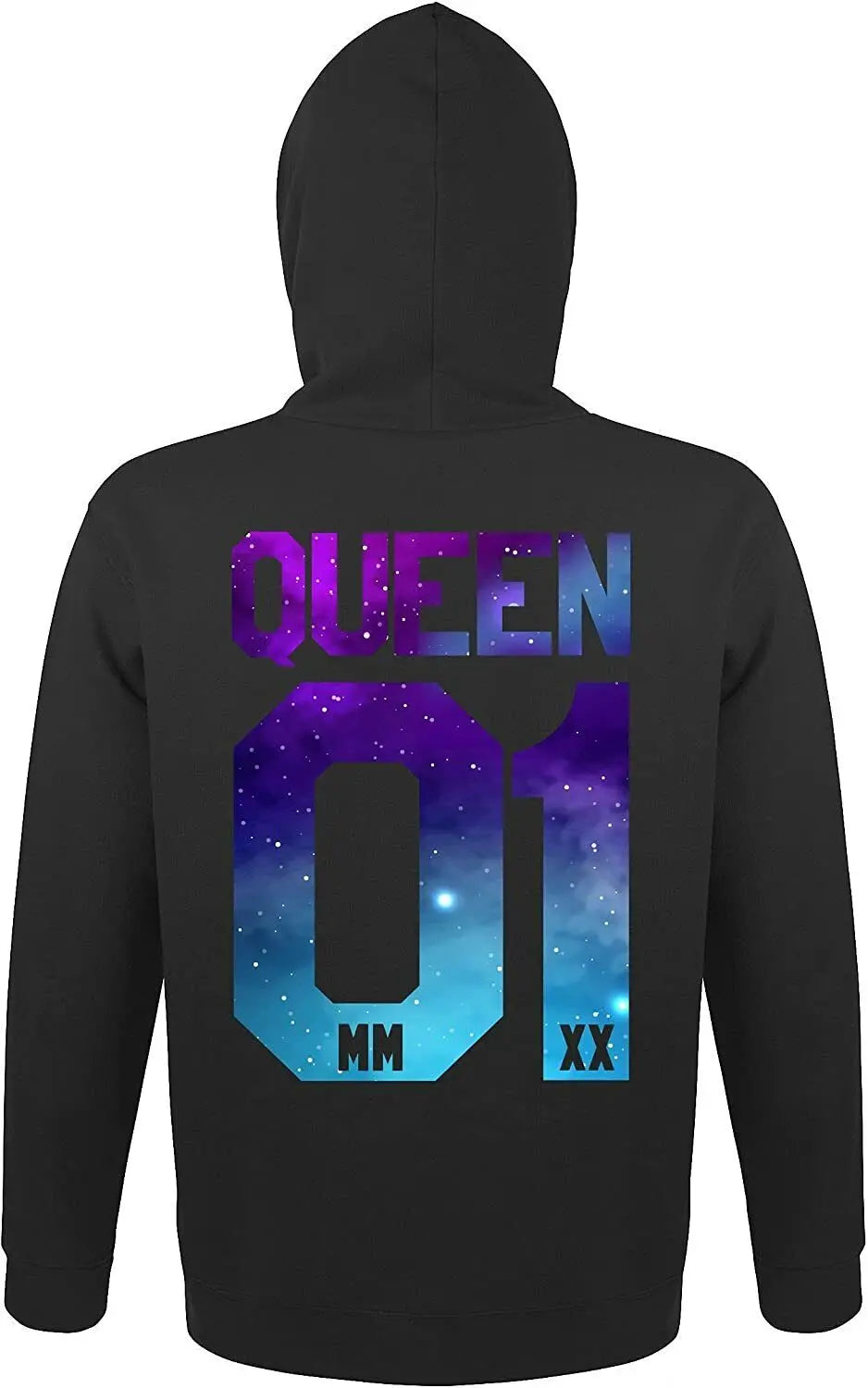 Couples Herren  King & Queen Stars Hoodie Pullover Partner Parchen Set Streetwear Men Women  Sweatshirt  Hoodies  Sweatshirts