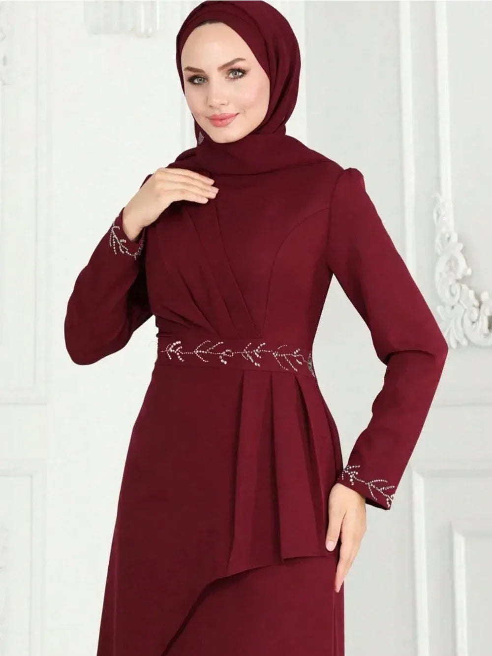 Eid Women Dress Muslim Abaya Dubai Vestidos Largos Party Caftan Jalabiya Ramadan Long Dresses Abayas Kaftan Arab Long Robe 2025