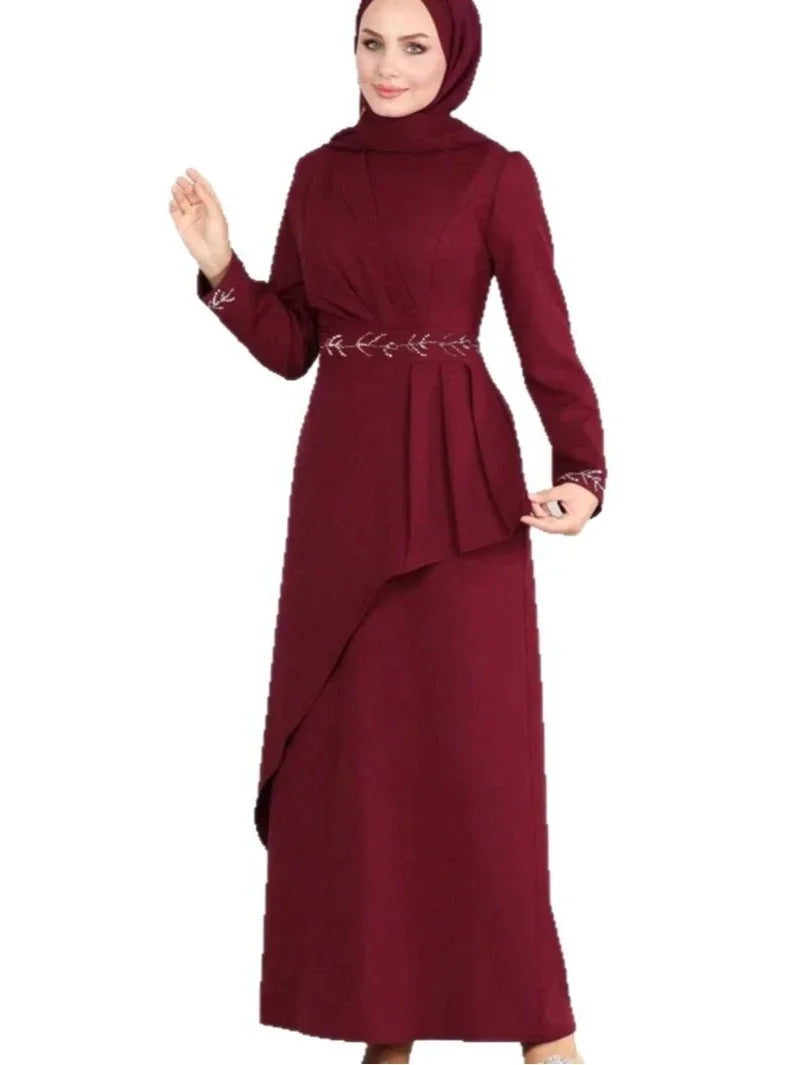 Eid Women Dress Muslim Abaya Dubai Vestidos Largos Party Caftan Jalabiya Ramadan Long Dresses Abayas Kaftan Arab Long Robe 2025
