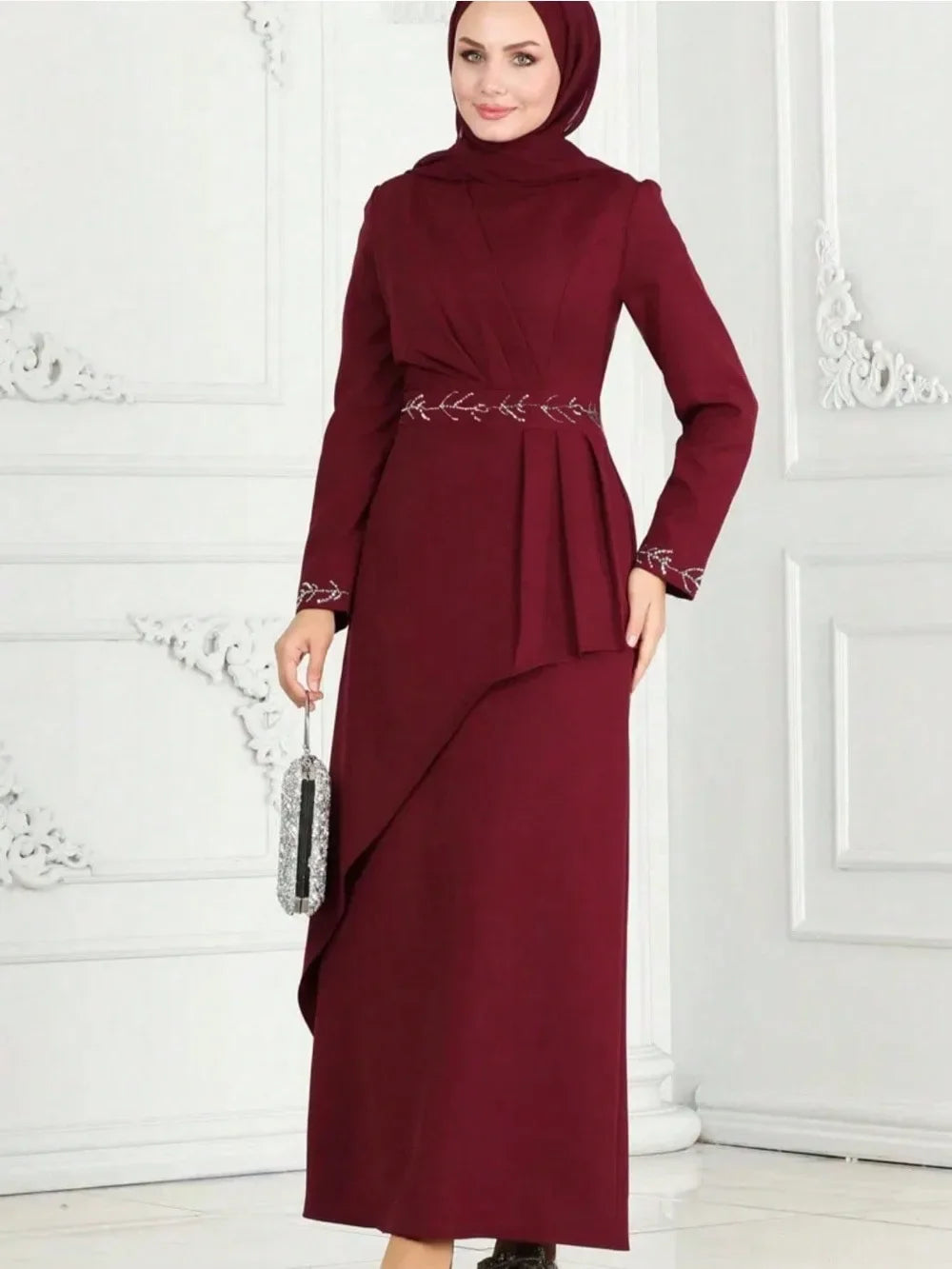 Eid Women Dress Muslim Abaya Dubai Vestidos Largos Party Caftan Jalabiya Ramadan Long Dresses Abayas Kaftan Arab Long Robe 2025
