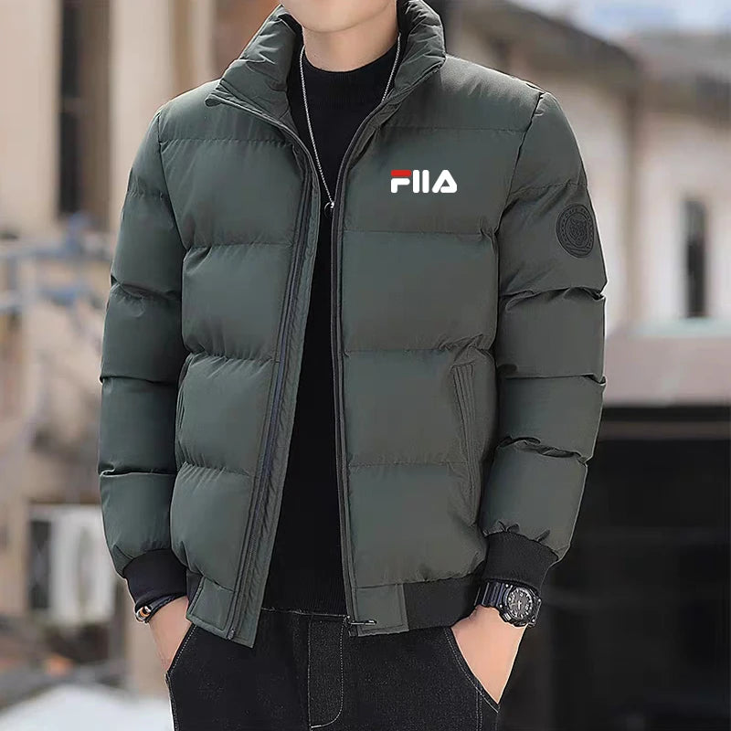 New pufferfish jacket for winter and autumn, high-quality men's outdoor windproof thickened warm coat XS~3XL